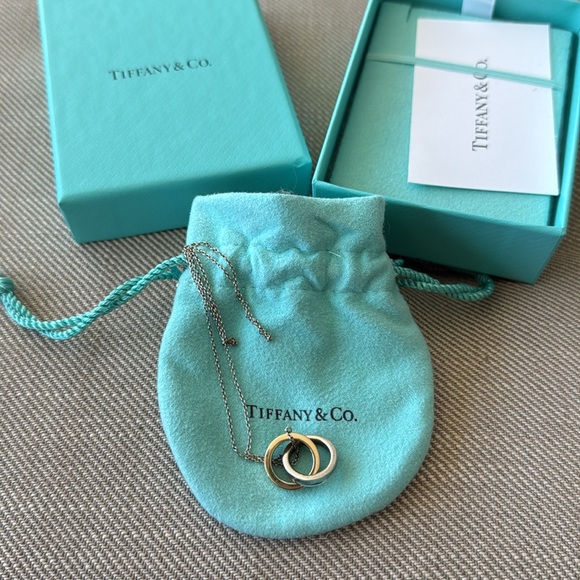 tiffany & co interlocking circles pendant - Picture 2 of 3